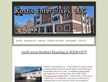 Tablet Screenshot of kostisenterprises.com